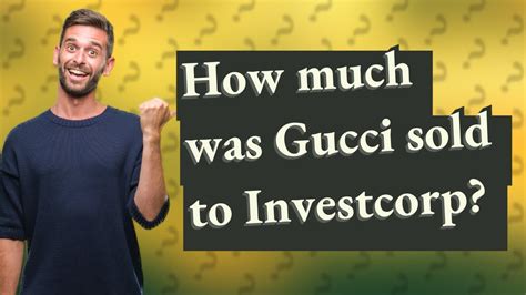 investcorp gucci sale|how to invest in gucci.